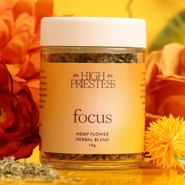 Focus örtblandning av rök och te för wholesale av High Priestess