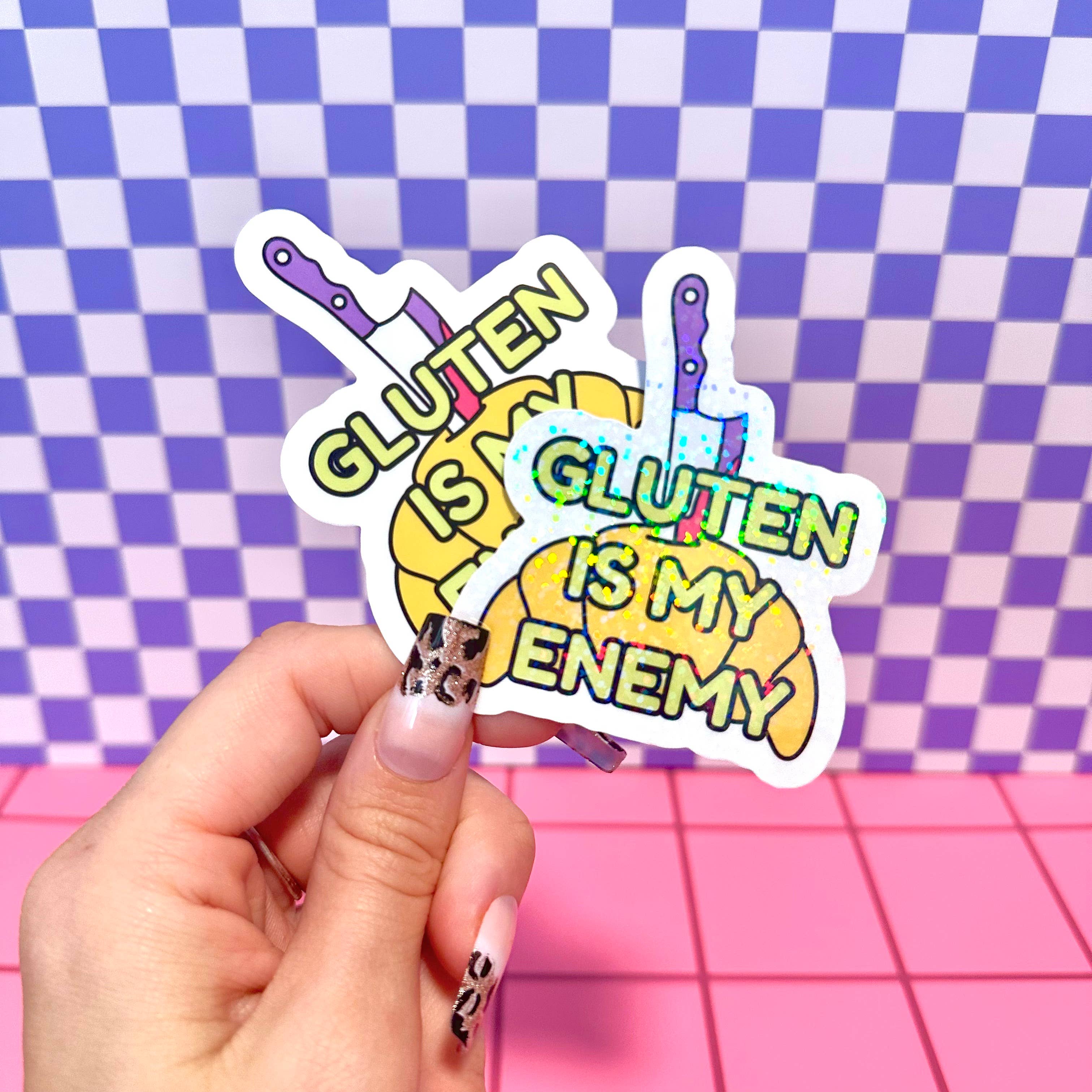 Stickers+ X Ashley Bexar - Wholesale Sticker - Funny Relatable Gluten Free Waterproof Vinyl Sticker