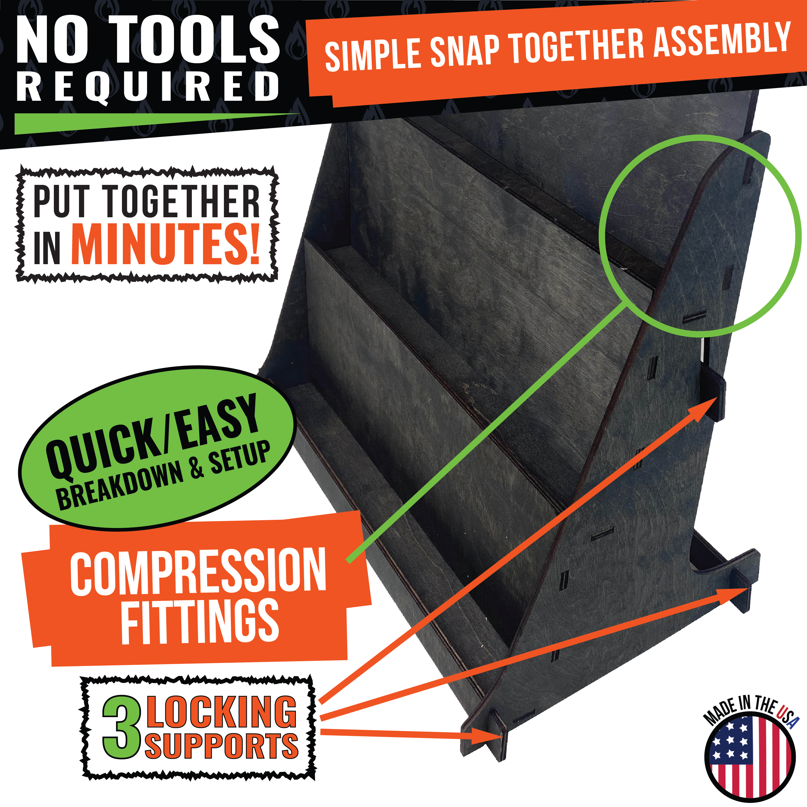 Torched Displays - Wholesale Retailer Display - Paper & Novelty - 3 Tier Stationary Greeting Card Display15