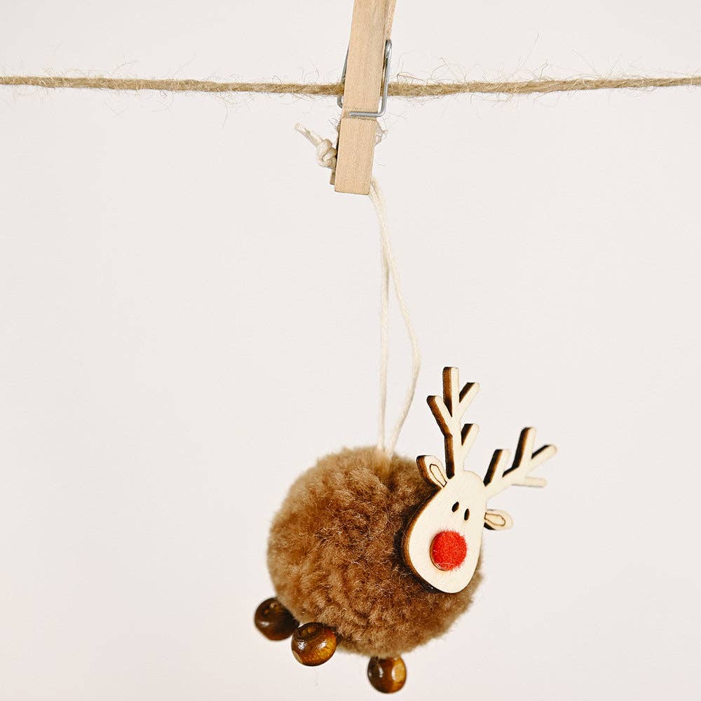 Blak Wardrob - Wholesale Ornament Set - 4-Piece Reindeer Hanging Widgets6