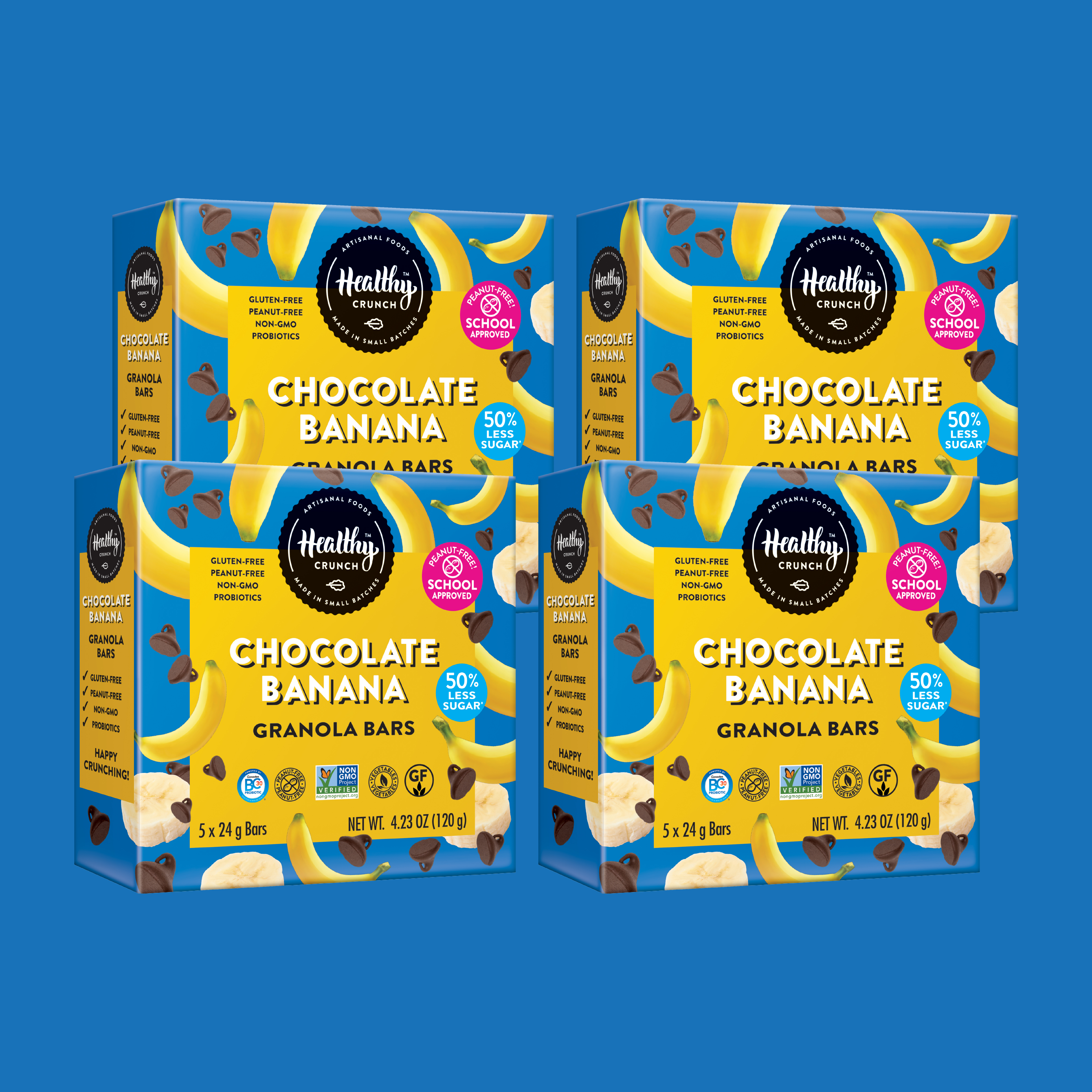 Healthy Crunch - Wholesale Snack Bar - Chocolate Banana Granola Bars9