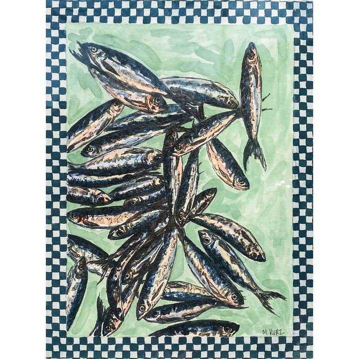 Makenzie Kurz Art - Wholesale Art Print - Fish Haul Print1