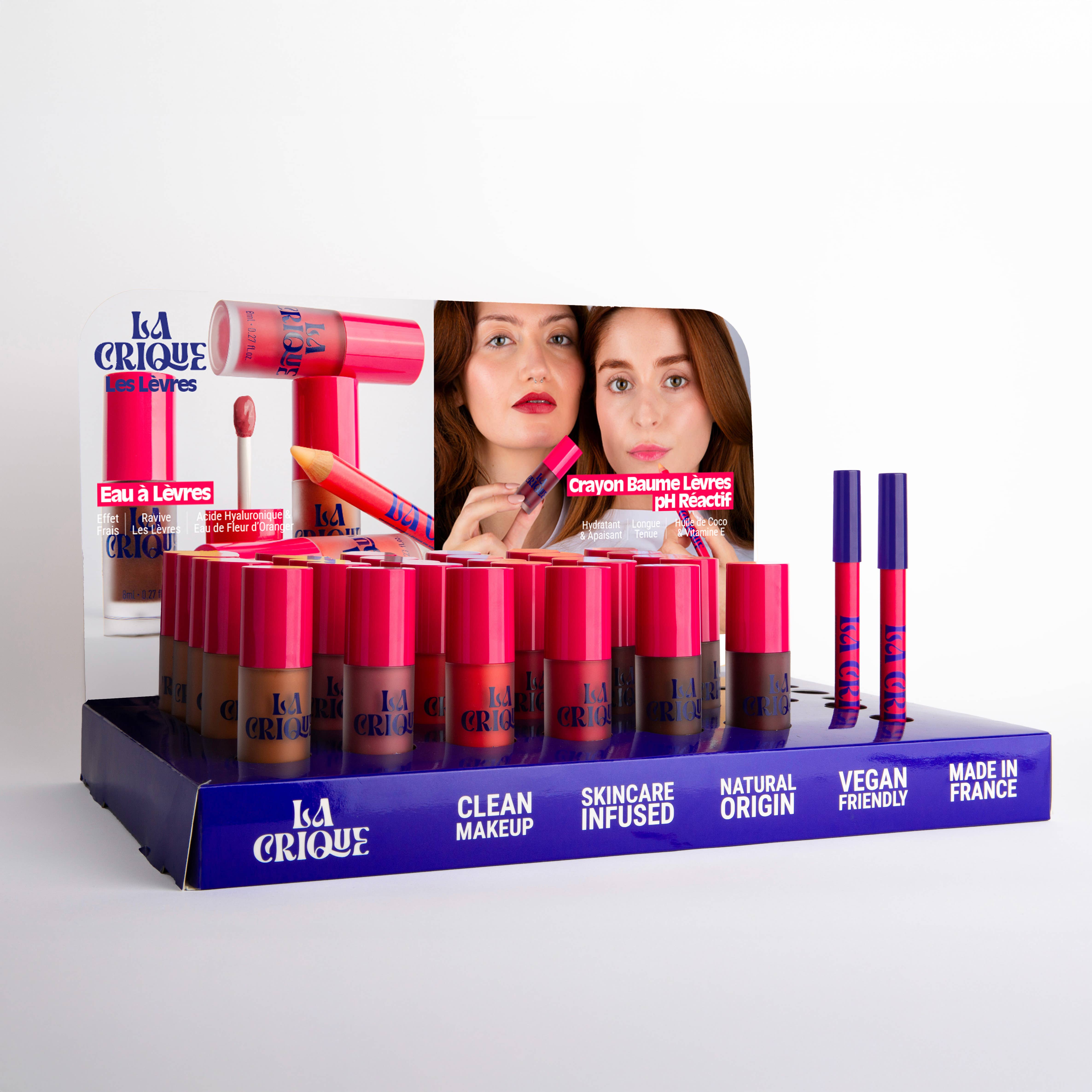 Panier Des Sens – wholesale Ögonskuggepalett – La Crique - Läpproduktsdisplay & pH-reaktiv penna0