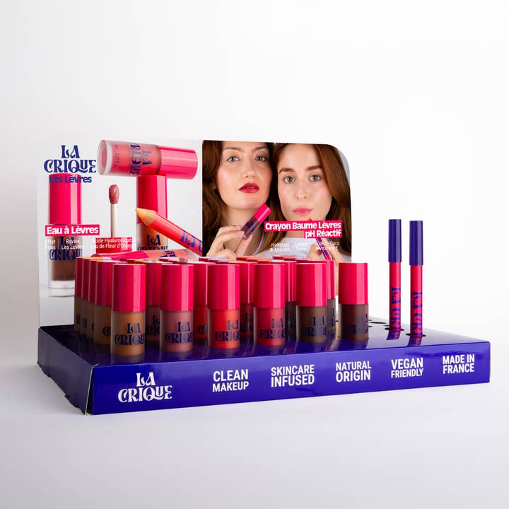 Panier Des Sens – wholesale Ögonskuggepalett – La Crique - Läpproduktsdisplay & pH-reaktiv penna