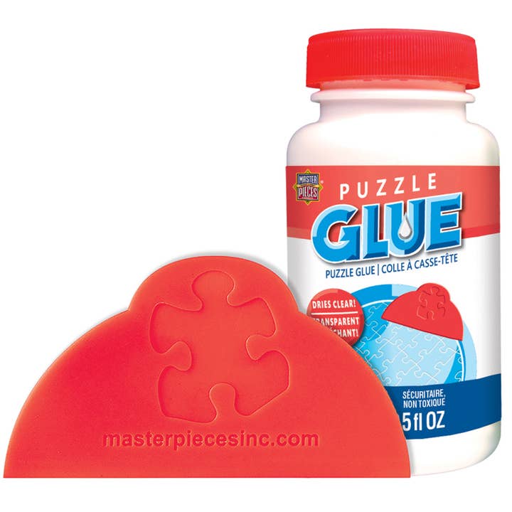 Masterpieces Puzzles - Wholesale Puzzle - Adult - Puzzle Glue with Applicator - 5 oz