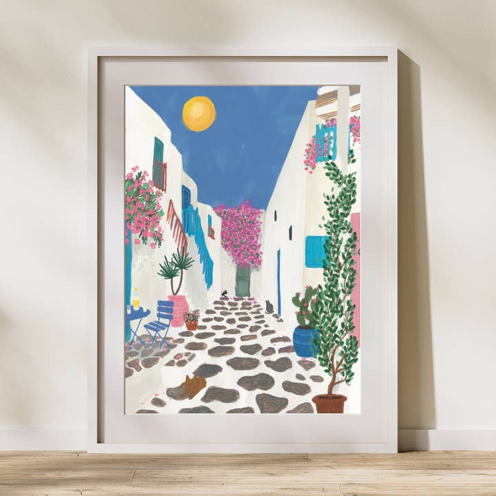 mykonos for wholesale by Pizzico print