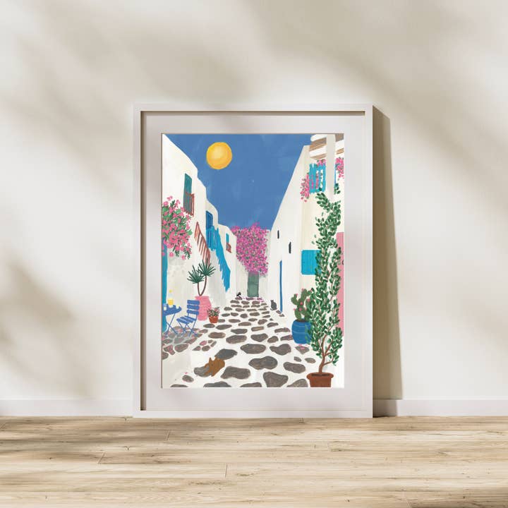 Mykonos pour la vente par Pizzico print