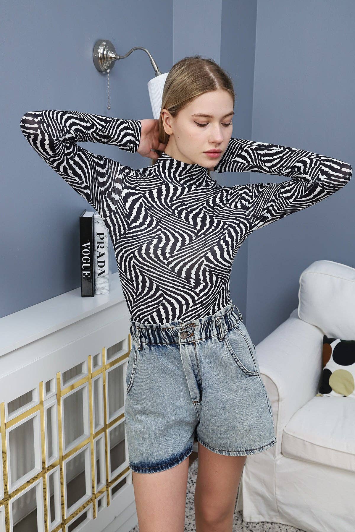 Lasofy - Venta al por mayor Body - Mujer - MONO DE MANGA LARGA CON CUELLO DE TORTUGA SIMULADO PARA MUJER8