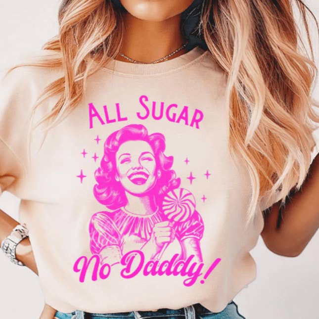 Vêtements graphiques Tout sucre pas de papa pour la vente par Kindred Flame Outfitters