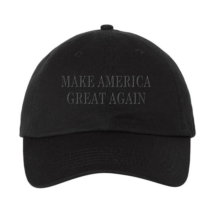 Dark Maga Trump 2024 Embroidered Dad Hat for wholesale by God And Glory Gifts