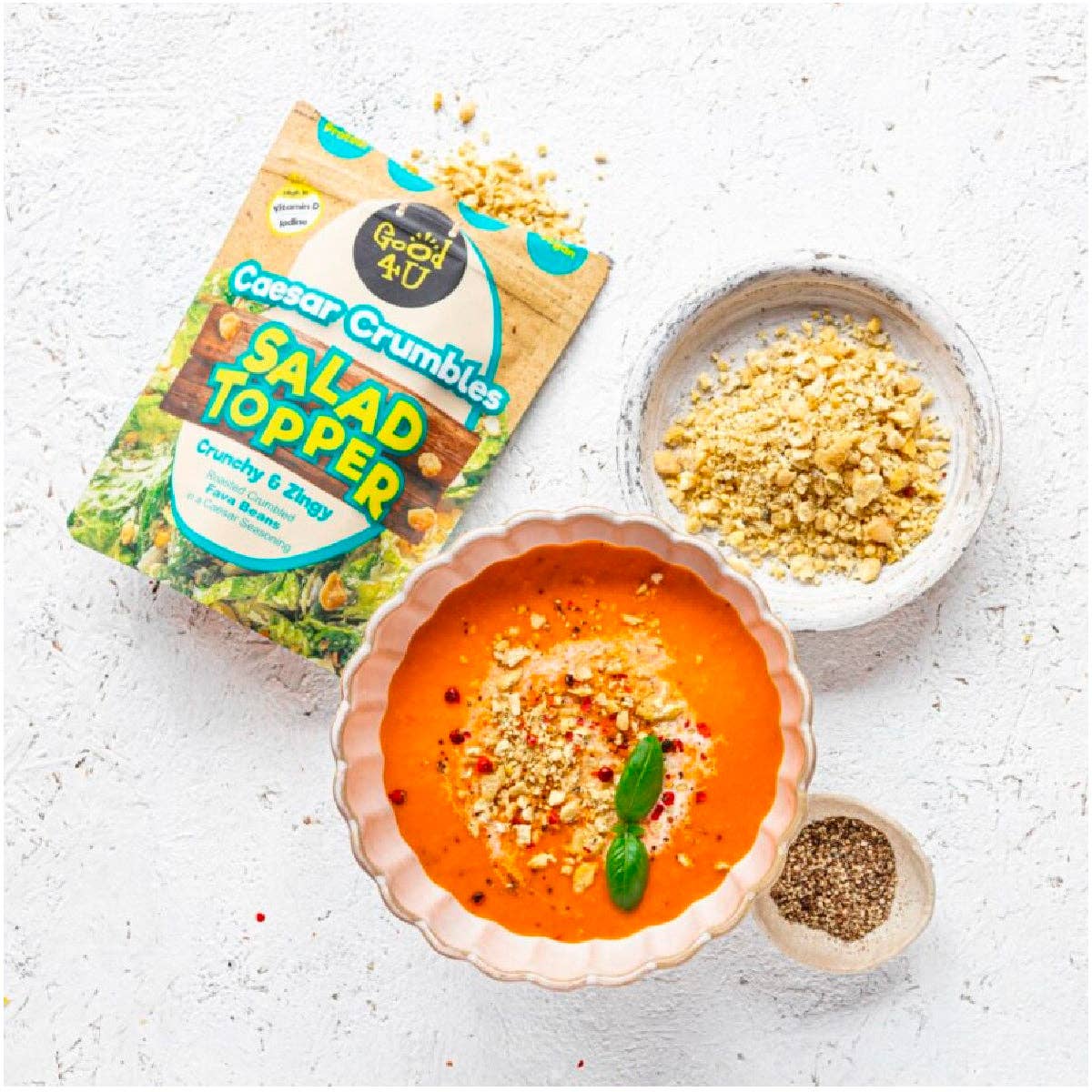 Good4U - Wholesale Salad Dressing - Caesar Crumbles Salad Topper5