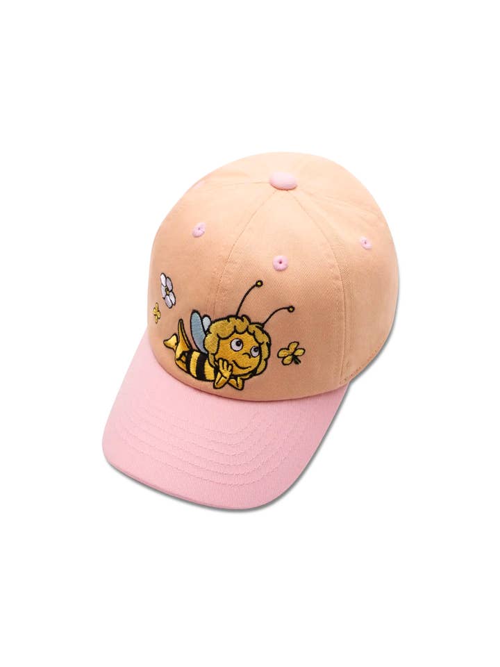 koaa – Biene Maja “Just Bee” – polo-kasket gul/lyserød for engroshandel hos koaa