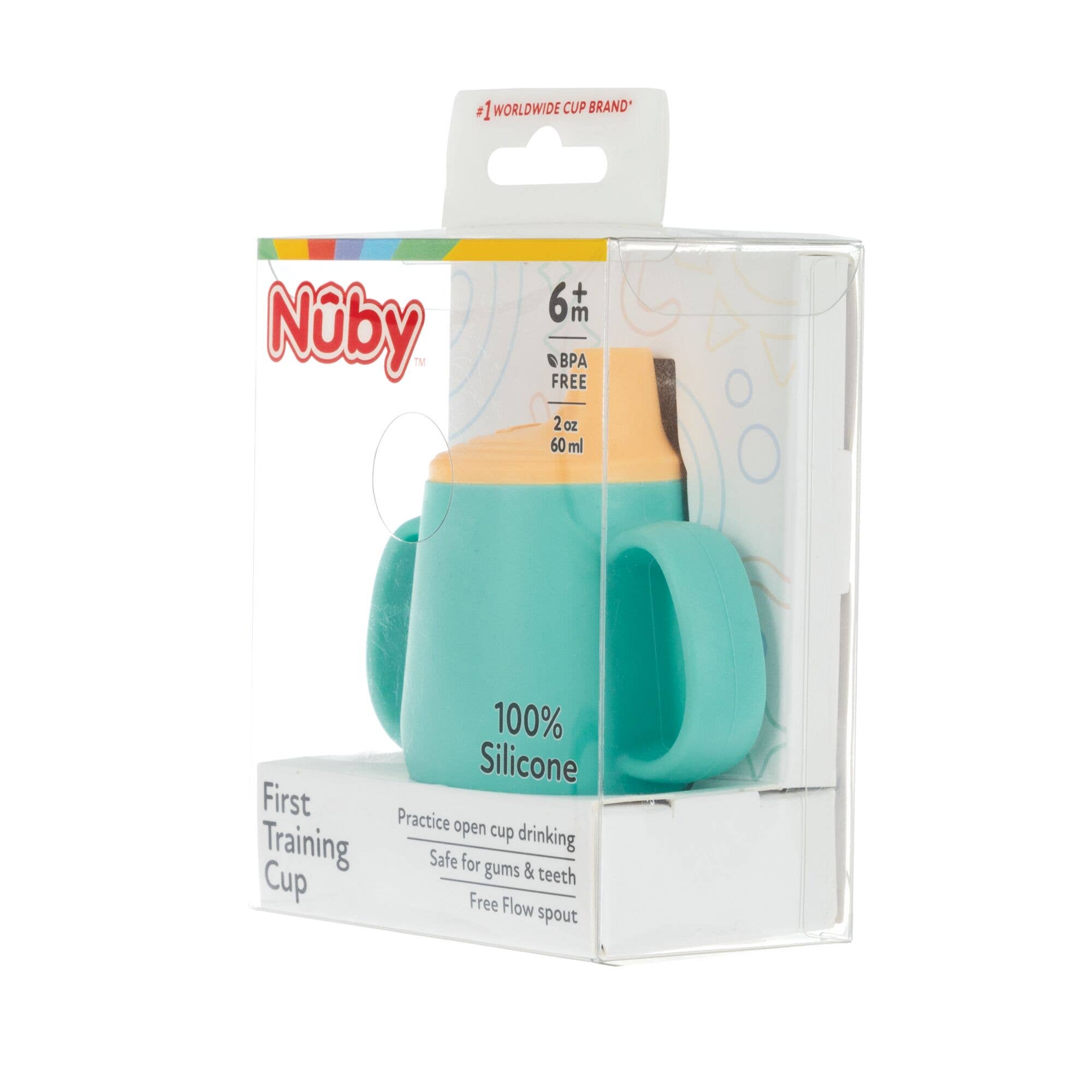 Nuby - Wholesale Drinking Glass/Cup - Kids & Baby - Nuby 100% Silicone First Training Cups, Free Flow Spout, 2oz21