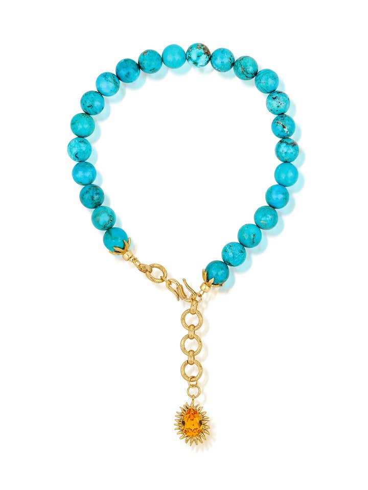 Helios Turkuaz Kolye for wholesale by Ninon