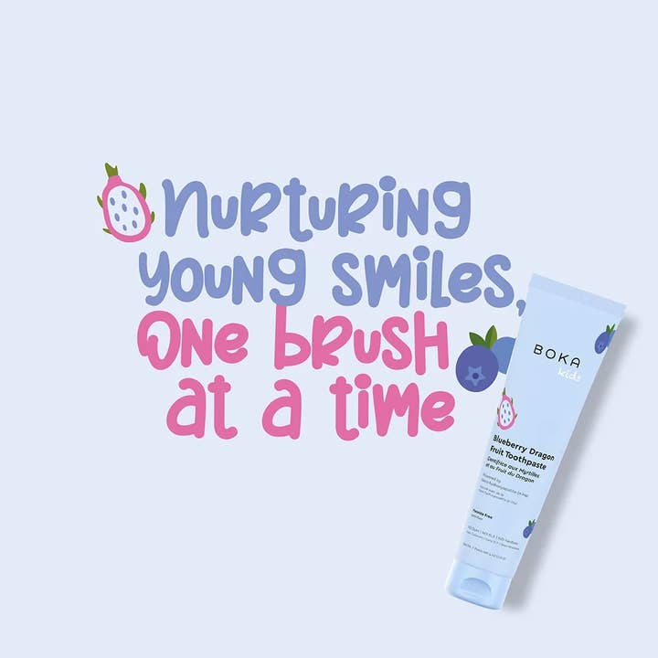 Boka - Wholesale Toothpaste - Blueberry Dragon Fruit n-Ha Toothpaste6