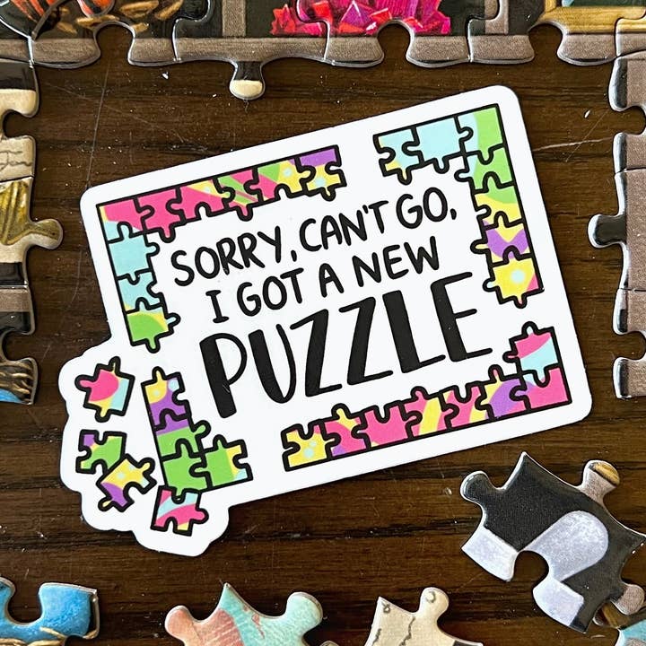 New Puzzle Sticker for wholesale by Quikwit Stickers