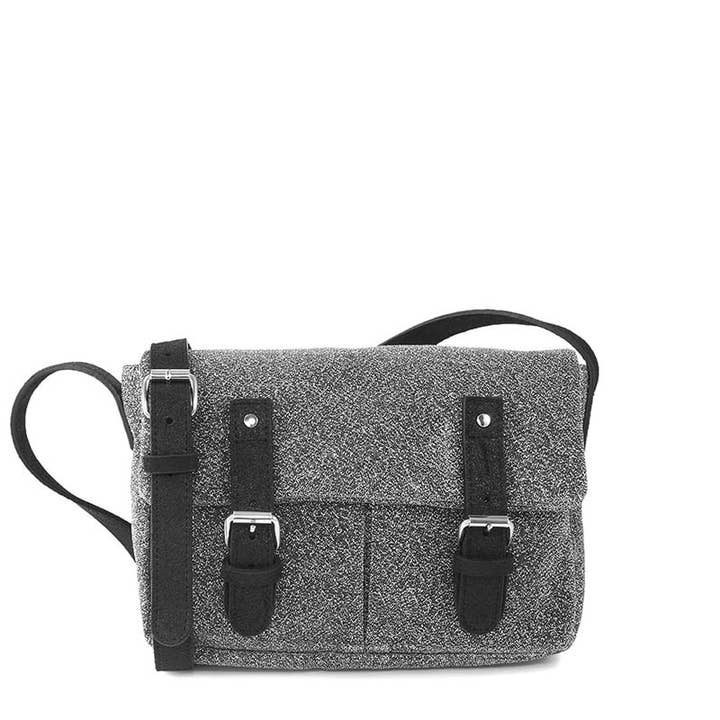 Sac besace small tissus irisé argent IBIZA 11 pour la vente par C Oui
