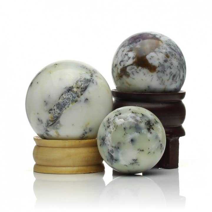 UniArt - Wholesale Spiritual Stone/Crystal - Dendritic opal sphere3