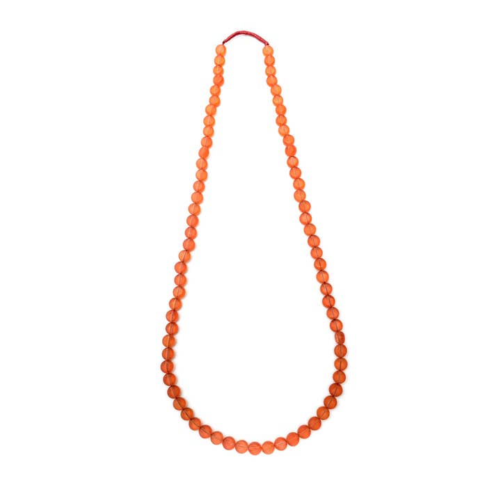 Polka Luka - Wholesale Beaded/pearl necklace - Silk Road Long Single Resin Necklace1