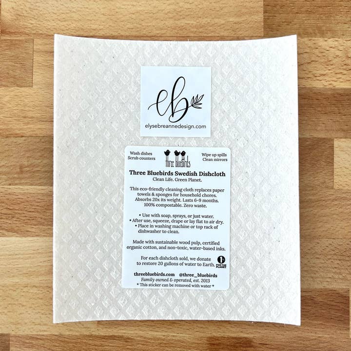 Elyse Breanne Design - Wholesale Dishcloth - Pressed Floral Swedish Dishcloth2