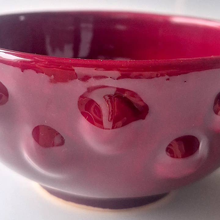 Keramisk skål TRÄ OCH ROSTIGT UTSEENDE 12x6cm för wholesale av Lalla De Moulati