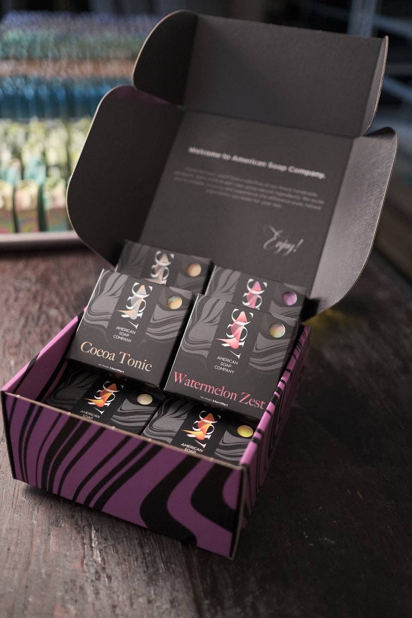 American Soap Company, LLC - Vente Pains de savon - Barre de savon artisanale de luxe parfumée Pristine Paradise16