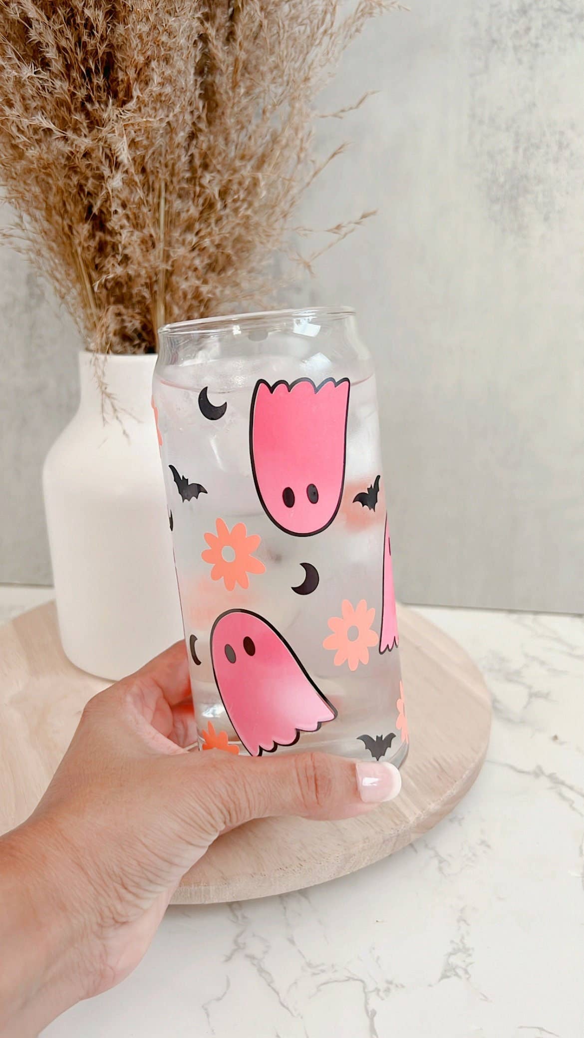 NVDSIGNZ - Wholesale Drinking Glass/Cup - Color Changing Ghost Glass Cup for Halloween Coffee