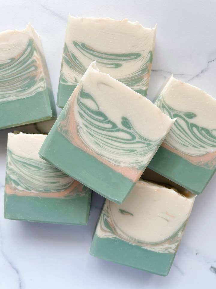 Artisan Luxury Soap | “Holly”-days! | Handmade Soap | Cold Process Soap | Gentle Soap | Holiday Soap | Bath & Body Gift for wholesale by Daisy Mountain Company