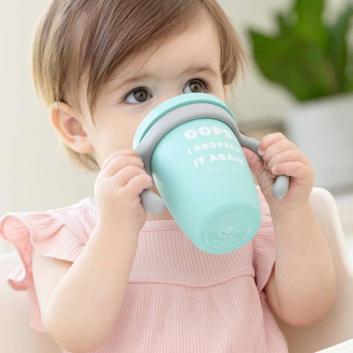 Blue Dropped it Again Happy Sippy Cup for wholesale on Faire5