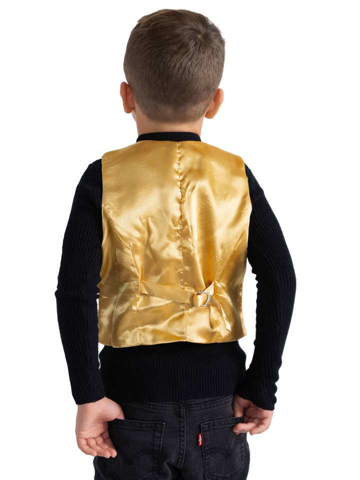 Dress Up America - Vendita all'ingrosso Costume di carnevale - Donna - Costume da gilet con paillettes dorate