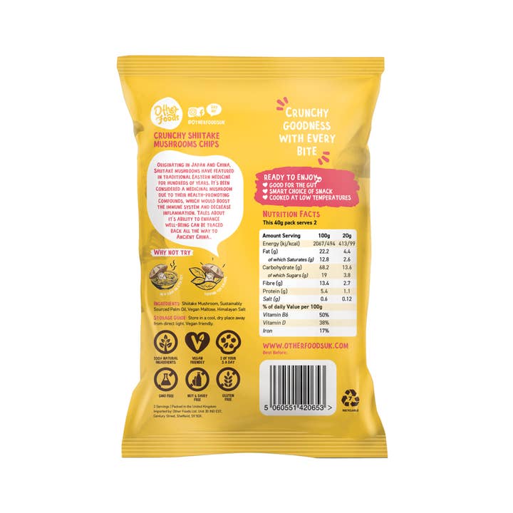 Other Foods - Wholesale Puffed Snack - Other Foods Crunchy Shiitake Mushrooms