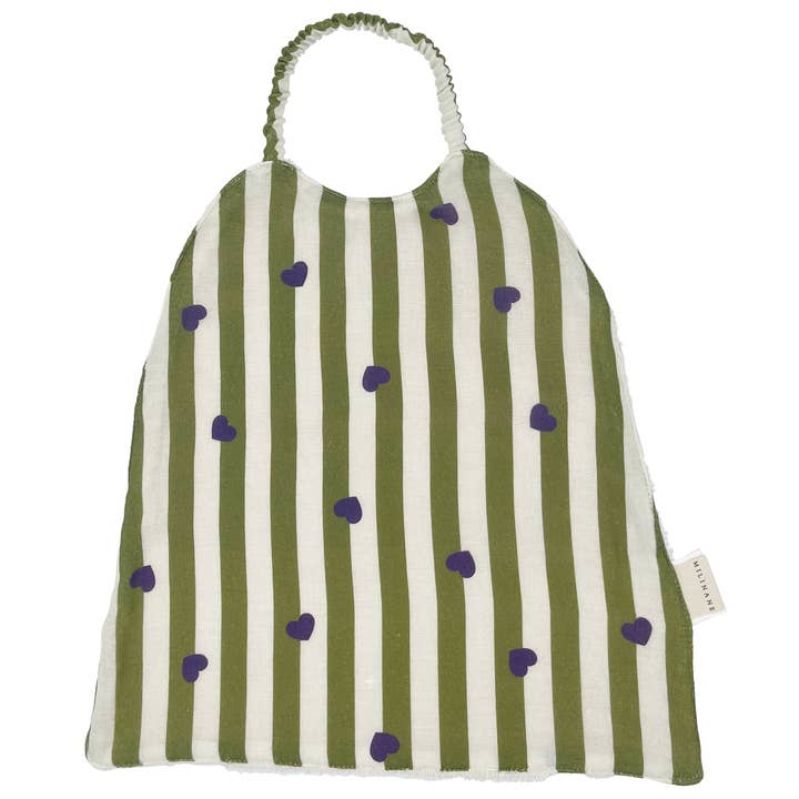 Milinane - Wholesale Diaper Bag - Baby - Large Bib - CESAR - Stripe & Love0
