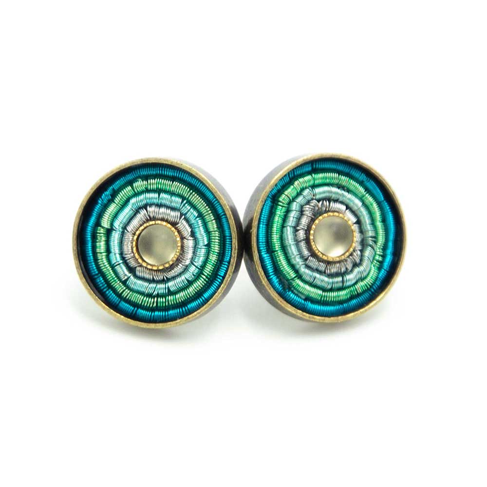 Sergio Engel jewellery – Brincos de pino por atacado – Brincos coloridos antigos Índia 0422