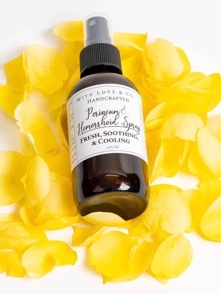 Spray pour le périnée et les hémorroïdes pour la vente par With Love & Company