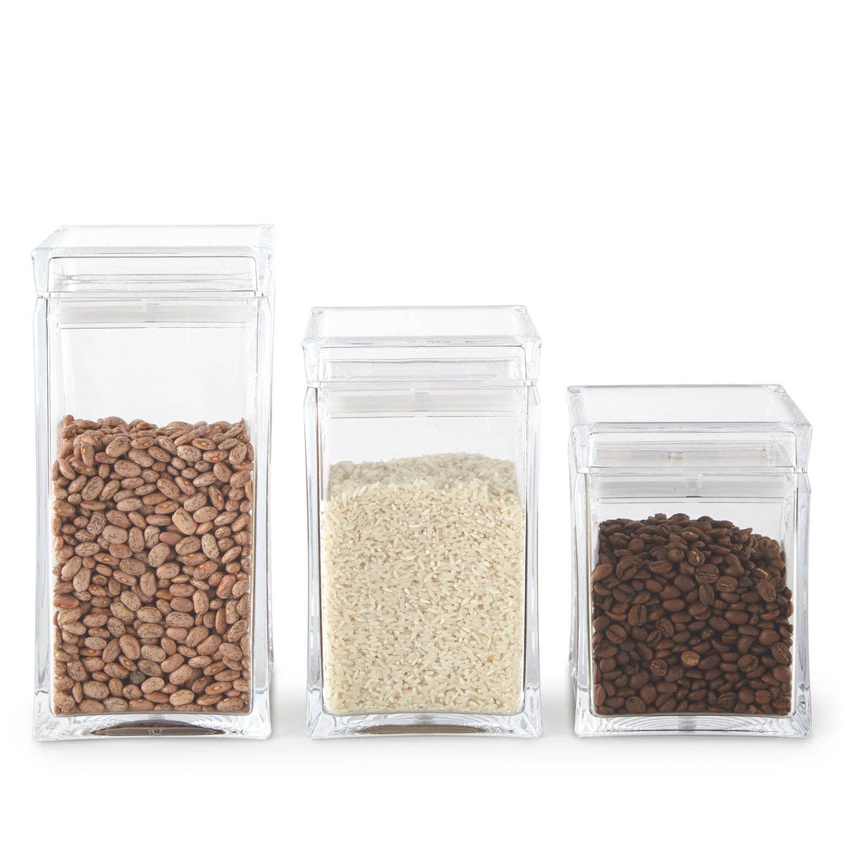 Huang Acrylic - Wholesale Canister - Square Canisters with Lids8