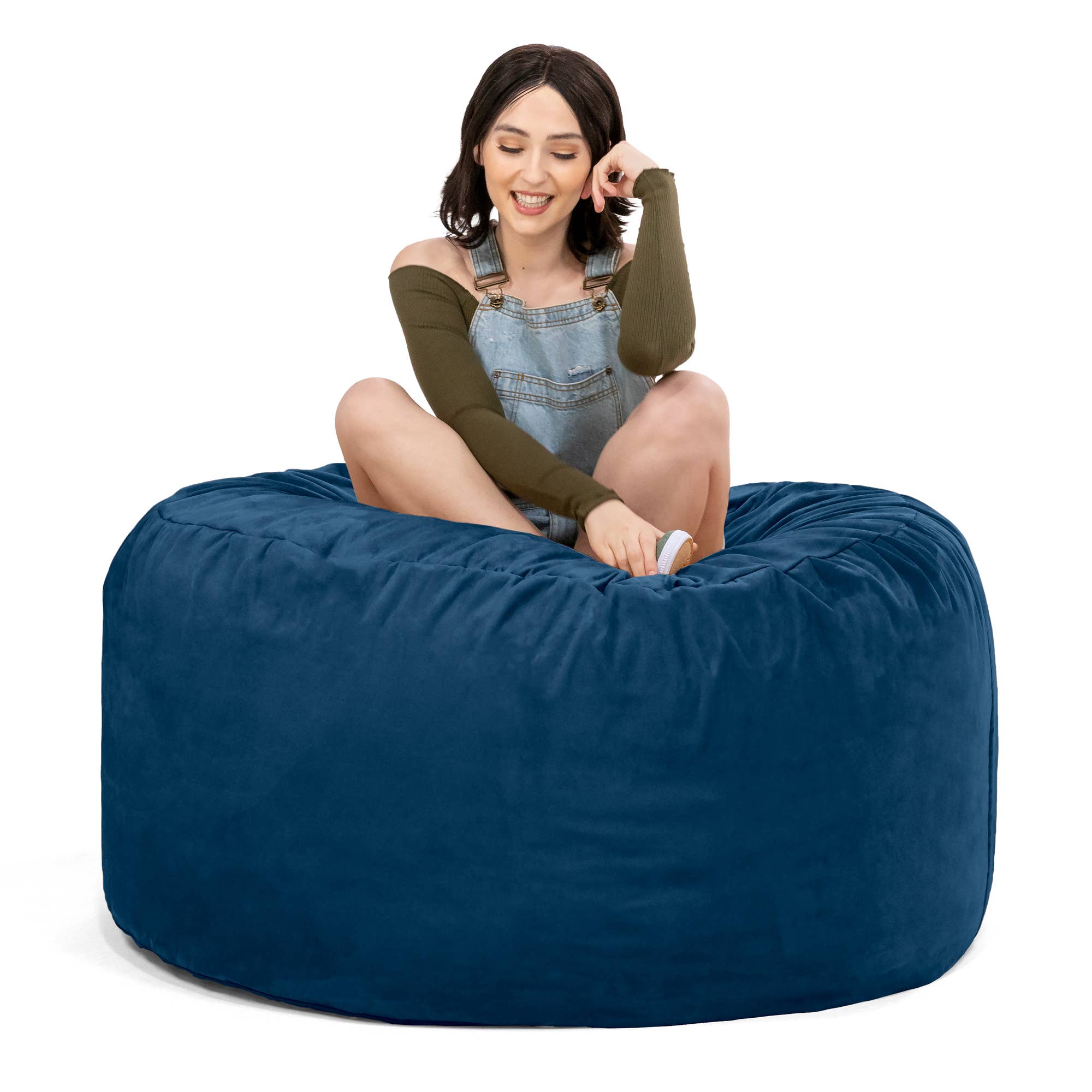 LuvU - Wholesale Chair - Jaxx Saxx 4 Foot Round Bean Bag w/ Removable Cover12