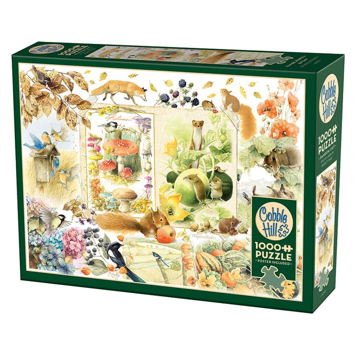 Outset Games and Cobble Hill Puzzles - Wholesale Puzzle - Adult - Nature Journal: Autumn 1000pc puzzle