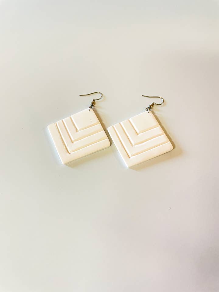 Modern Beach Stone for wholesale by Dainty Clay Earrings