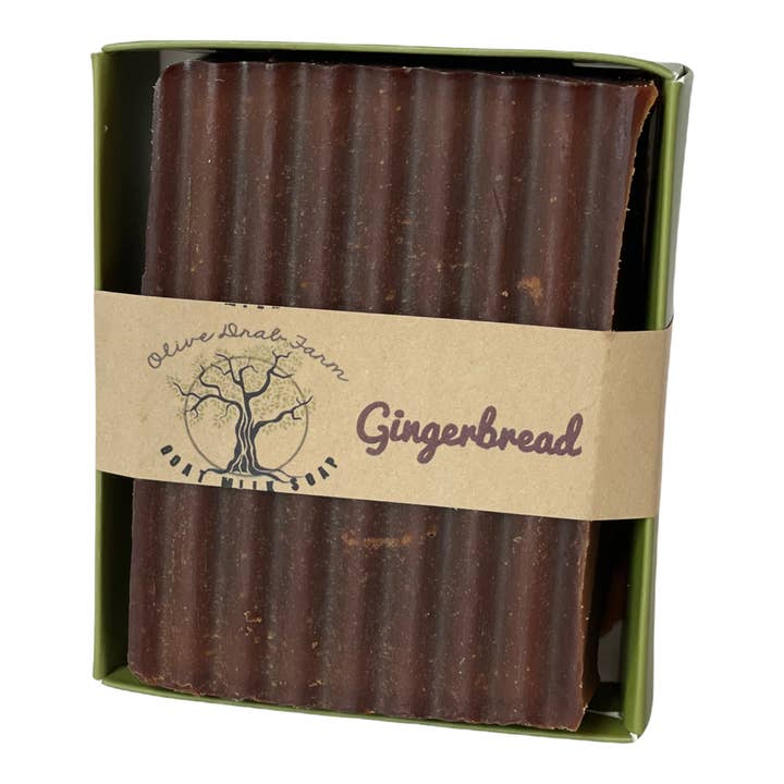 Gingerbread Goat Milk Bar Soap for wholesale by Olive Drab Farm