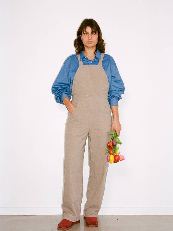 Leland vichy jumpsuit for wholesale by Pulpe