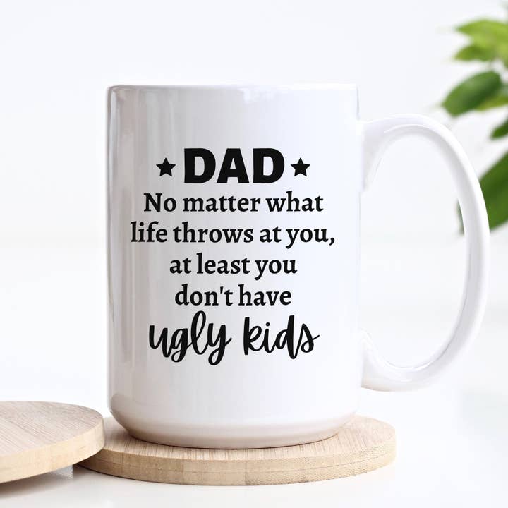 Mug Funny Dad, cadeaux amusants pour la fête des pères pour la vente par Heart & Willow Prints