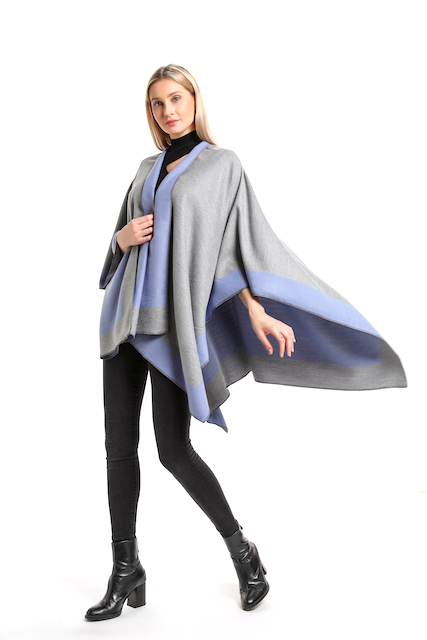 Pretty Persuasions - Wholesale Cape - Women's - CP21016 Hollyn Reversible Cape Wrap8