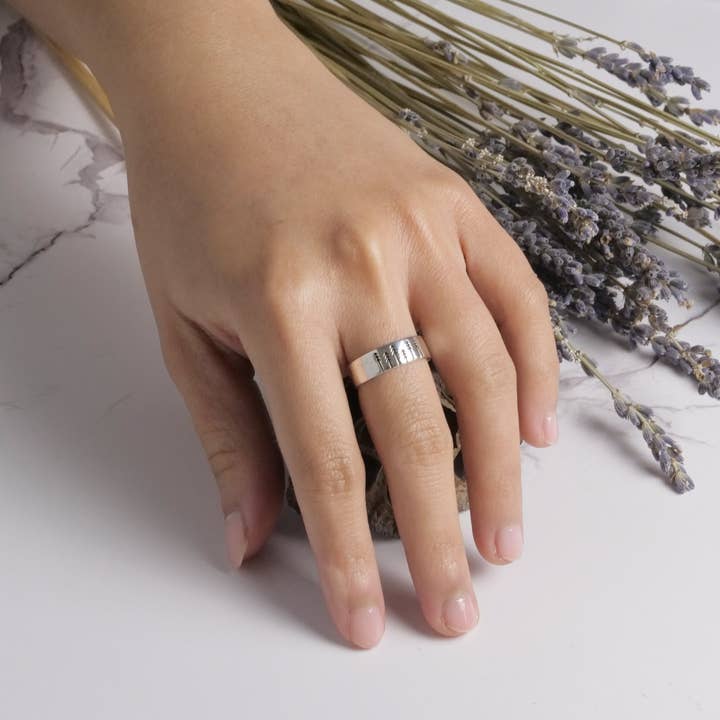 Baizaar - Wholesale Band/Stacked Ring - Sterling Silver Forest Ring1