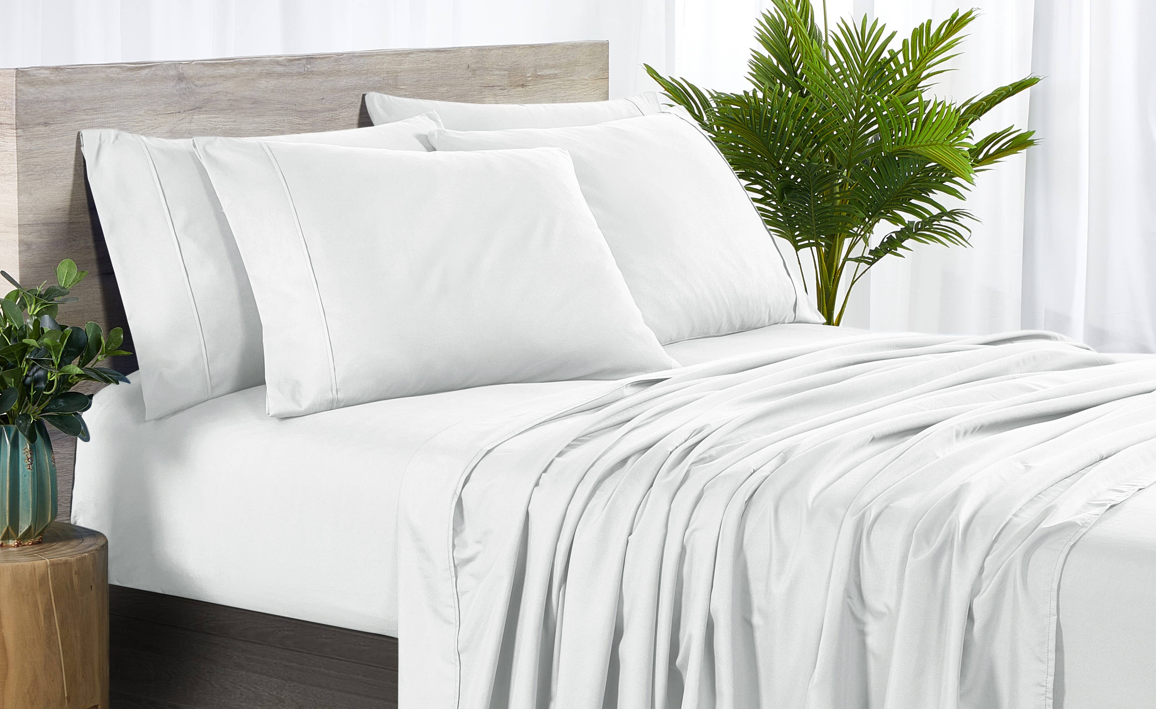 Bed Bath Fashions - Wholesale Sheet Set - Bibb Home 2000 Count 6-Piece Bamboo Sheet Set with Suregrip9