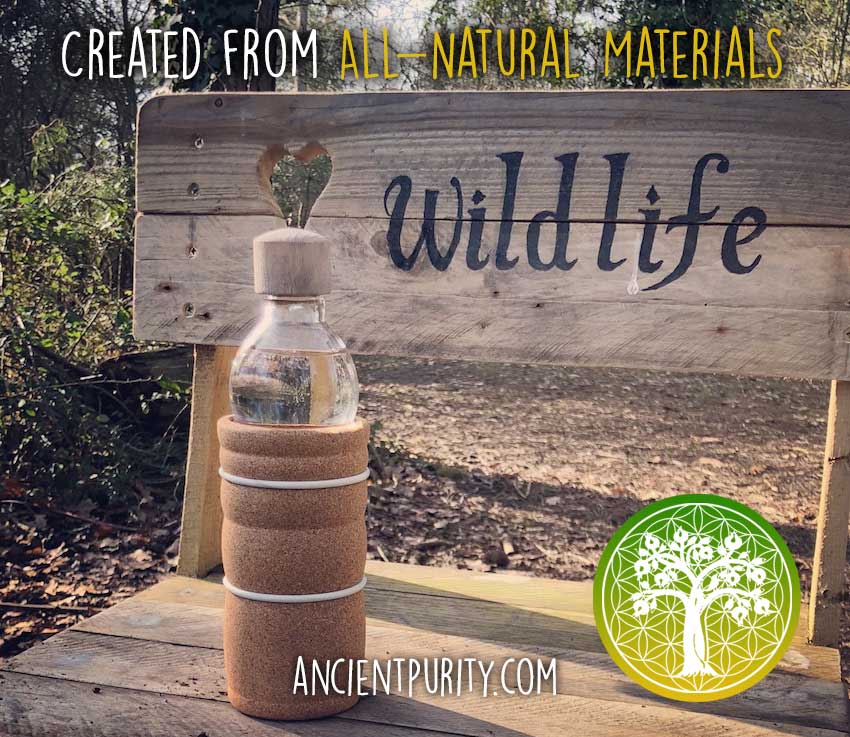 Ancient Purity - Wholesale Water bottle - Glass Energy Bottle | Sacred Geometry | Flower of Life5