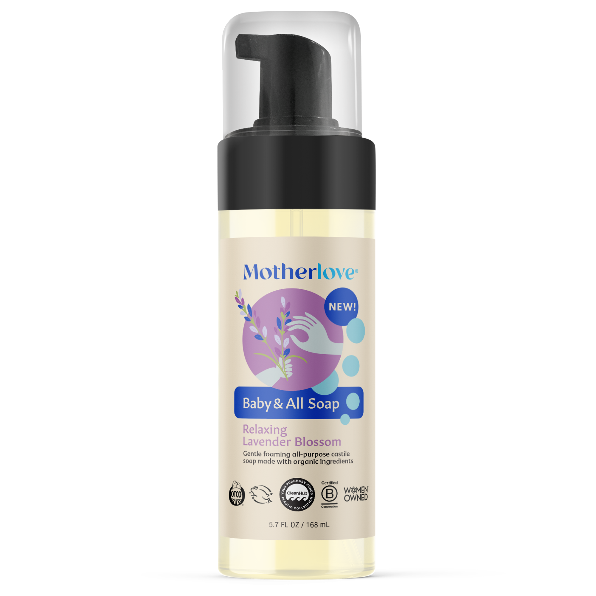 Motherlove - Wholesale Body Wash/Shower Gel - Baby & All Foaming Castile Soap 5.7oz - NEW!1