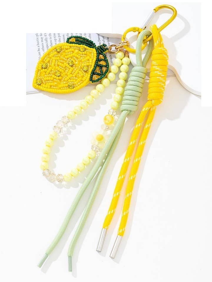 Portachiavi / Ciondolo per borsa limone per la vendita all'ingrosso da parte di SHEERA