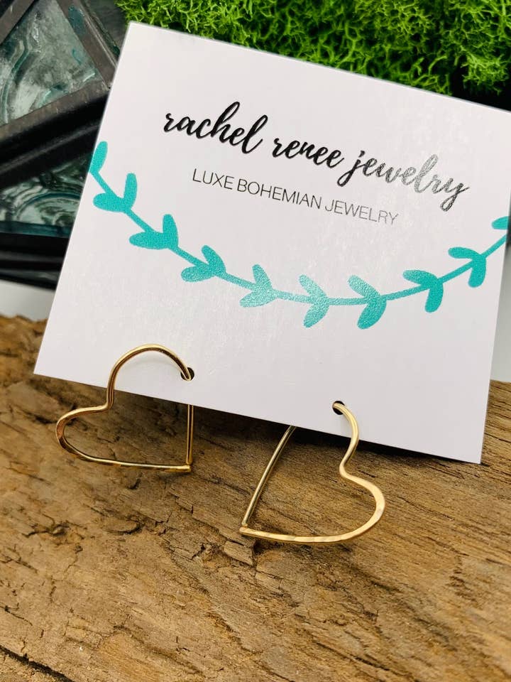 JULIET Dainty Heart Threader for wholesale by Rachel Renee Jewelry