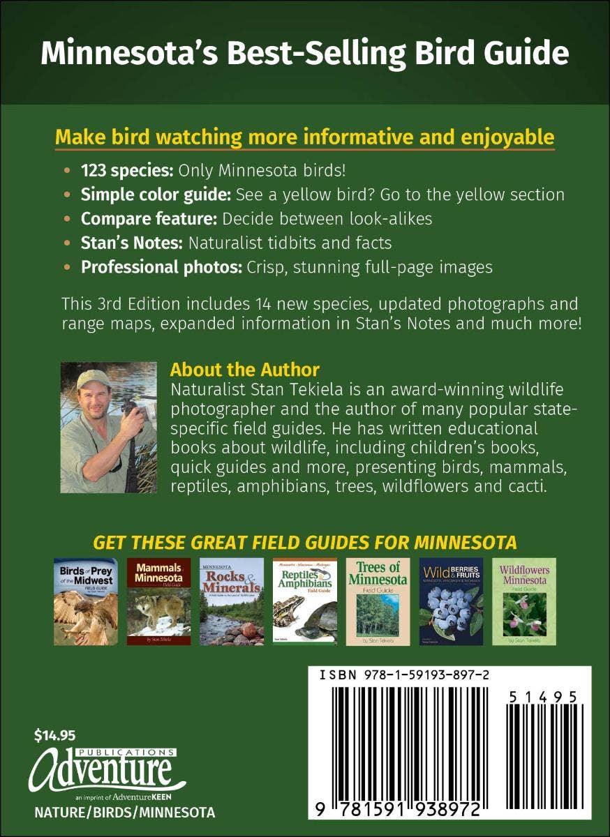 AdventureKEEN - Wholesale Nature & Outdoors - Birds of Minnesota Field Guide 3e5