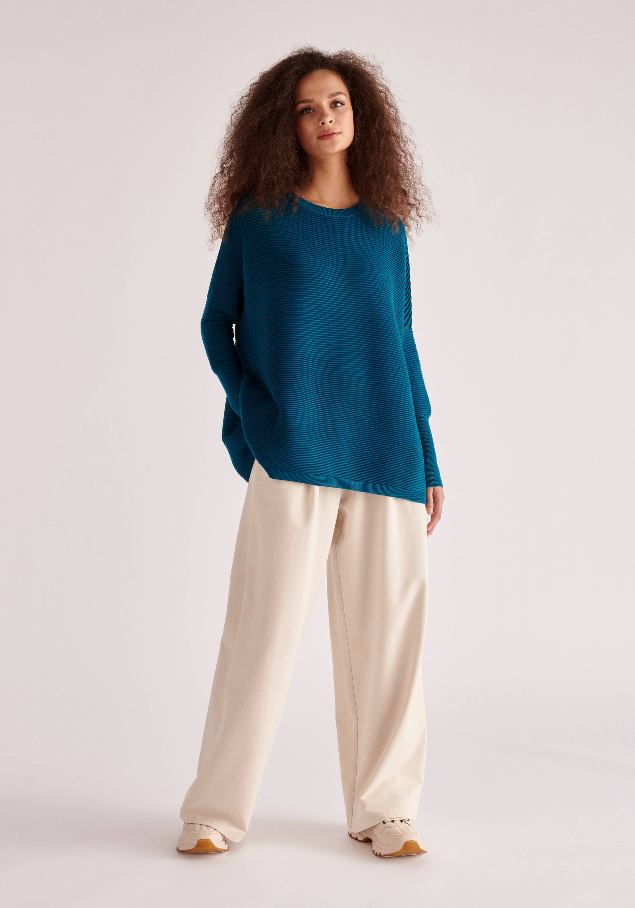 Paisie – wholesale Pullovertröja - Dam – Paisie ribbad tröja med lös passform53